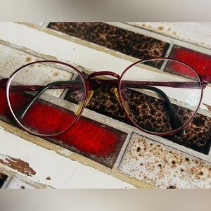 Vintage Luxottica 1164 Eyeglass Frames – Bordeaux – Made in Italy